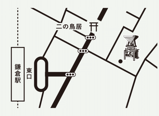 BREAD IT BE 鎌倉駅からの地図
